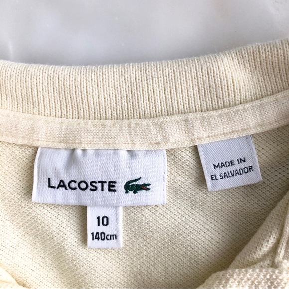 Lacoste Boys Classic Pique Polo 10 - Picture 3 of 4
